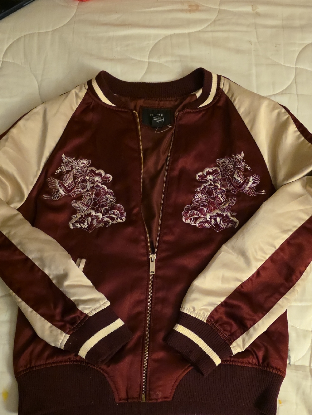 Vintage Forever 21 Bomber Jacket